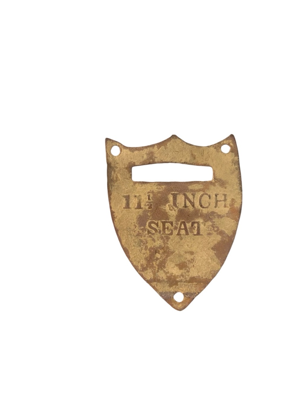 CIVIL WAR HORSE SADDLE SHIELD PLATE 11.5 Inch
